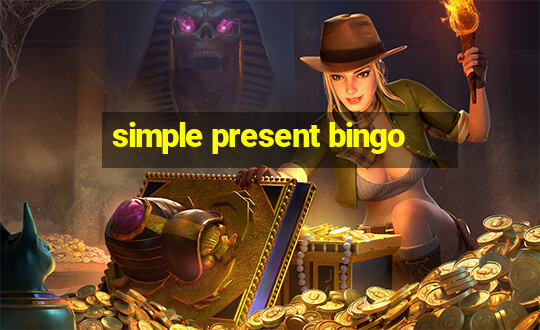 simple present bingo