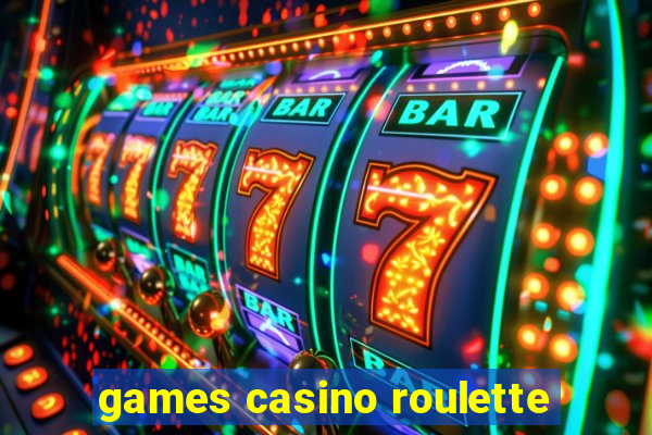 games casino roulette