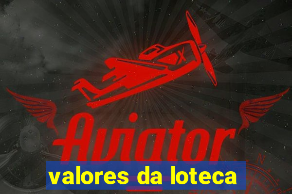 valores da loteca