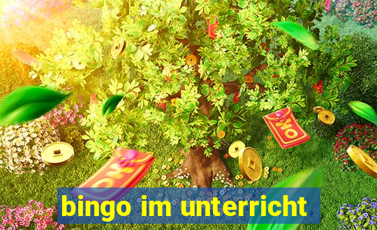 bingo im unterricht