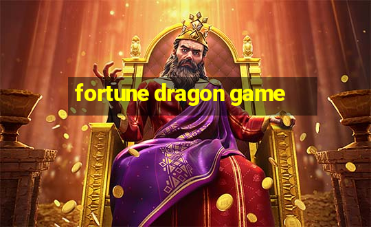 fortune dragon game