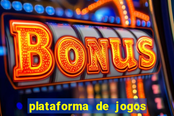 plataforma de jogos nova pagando