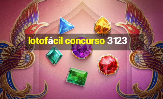 lotofácil concurso 3123