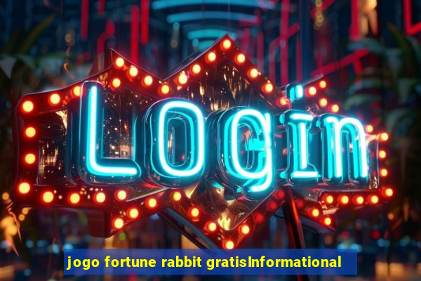 jogo fortune rabbit gratisInformational