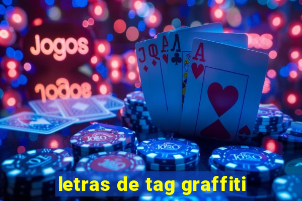 letras de tag graffiti