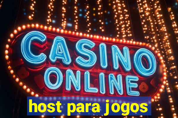 host para jogos