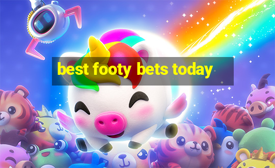 best footy bets today