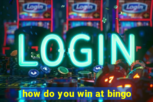 how do you win at bingo