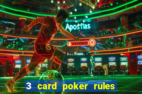 3 card poker rules in casino