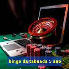 bingo da tabuada 5 ano