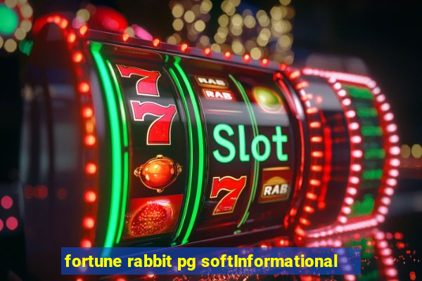 fortune rabbit pg softInformational