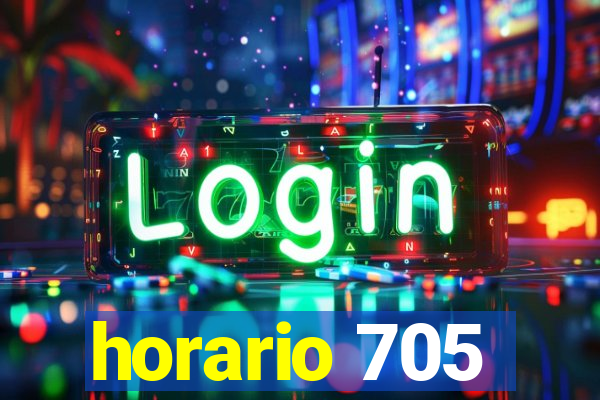 horario 705