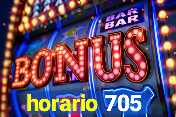 horario 705