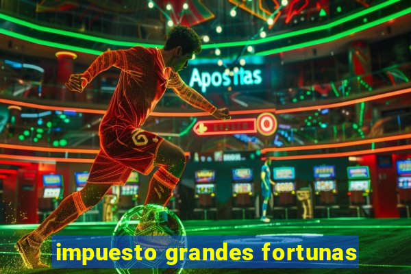 impuesto grandes fortunas