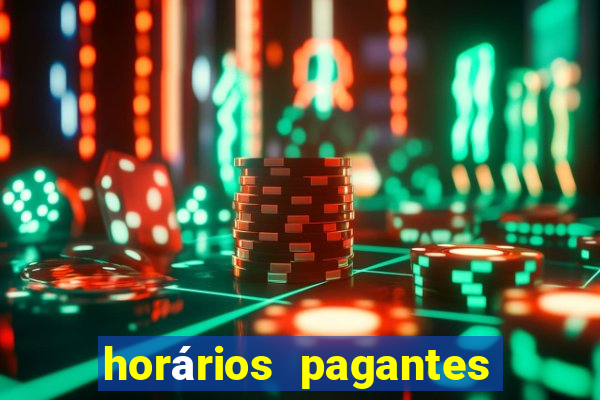 horários pagantes pg soft