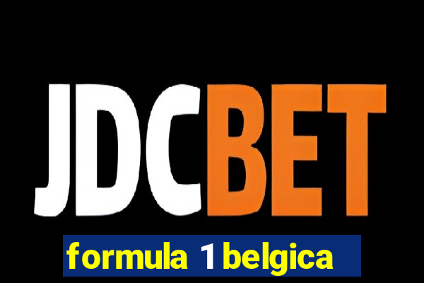 formula 1 belgica