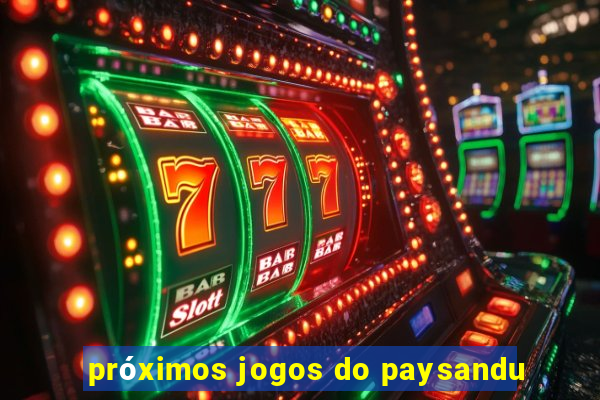 próximos jogos do paysandu