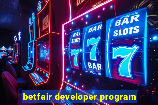 betfair developer program