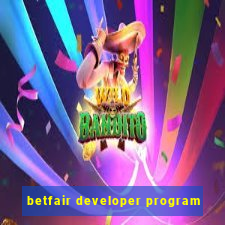 betfair developer program