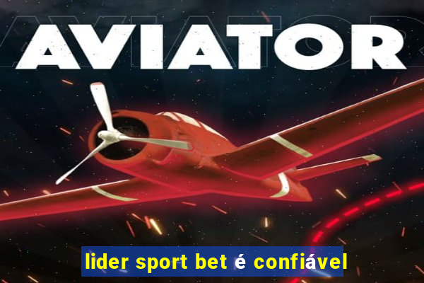 lider sport bet é confiável