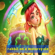 rabbit on a motorcycle