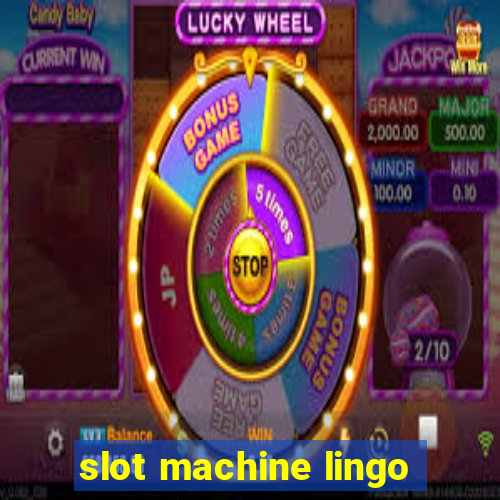 slot machine lingo