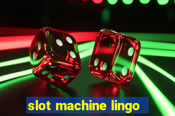 slot machine lingo