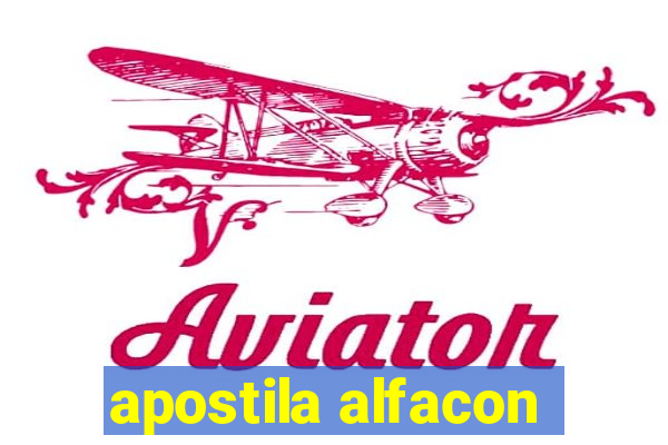 apostila alfacon