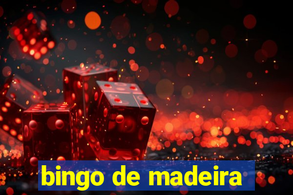 bingo de madeira