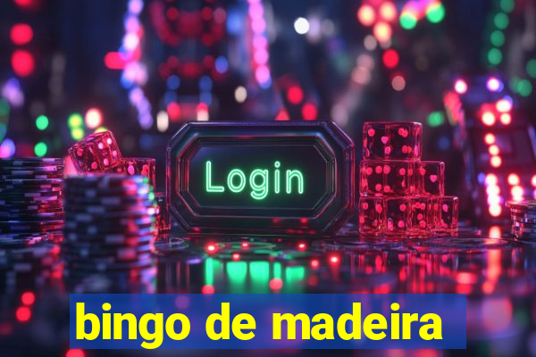 bingo de madeira