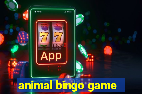 animal bingo game