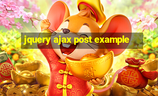 jquery ajax post example