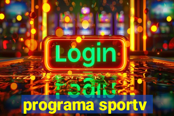 programa sportv