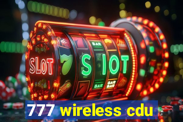 777 wireless cdu