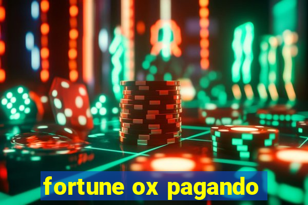 fortune ox pagando