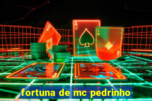 fortuna de mc pedrinho