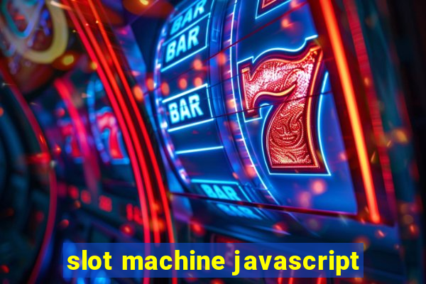 slot machine javascript