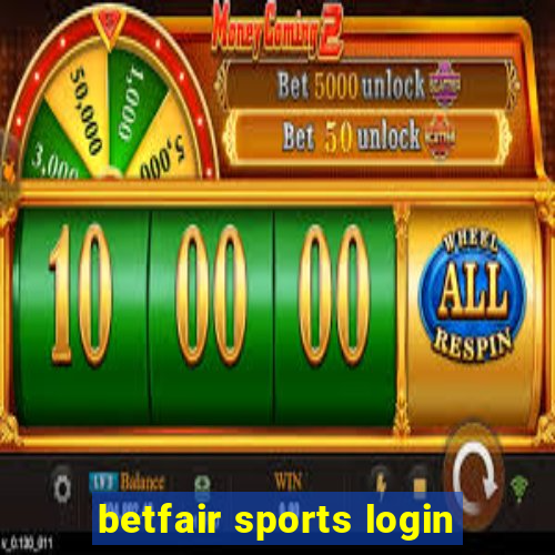 betfair sports login