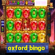 oxford bingo