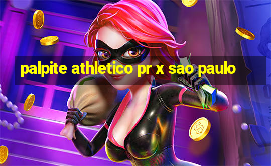 palpite athletico pr x sao paulo