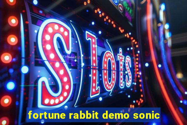 fortune rabbit demo sonic