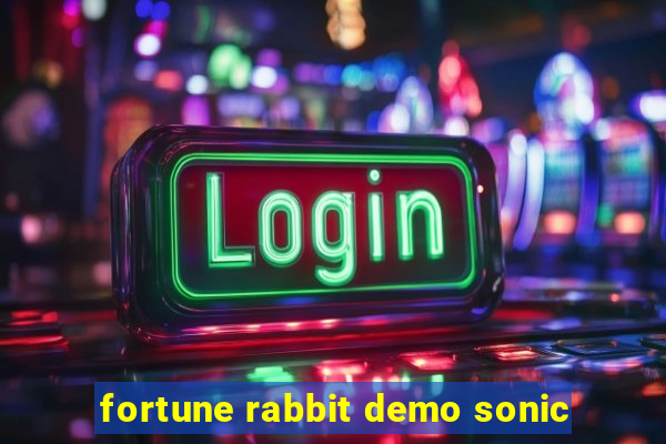 fortune rabbit demo sonic