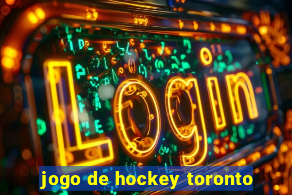 jogo de hockey toronto