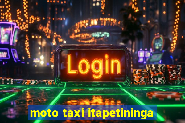 moto taxi itapetininga