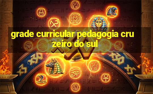 grade curricular pedagogia cruzeiro do sul