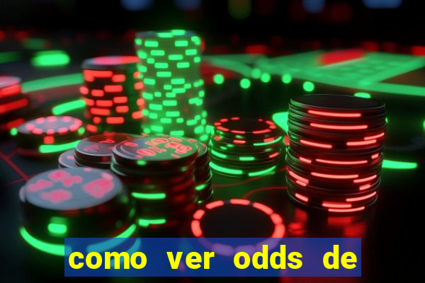 como ver odds de jogos passados