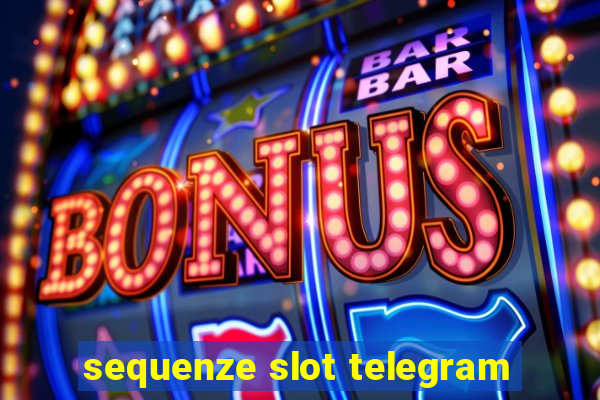 sequenze slot telegram