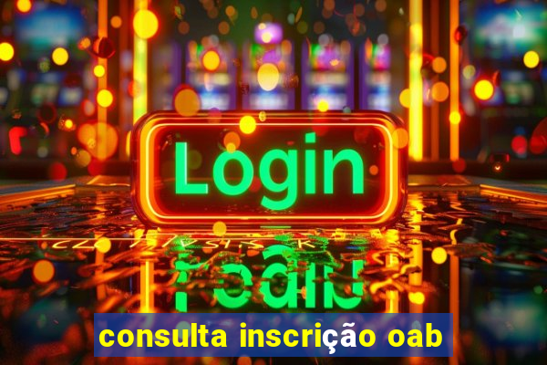 consulta inscrição oab