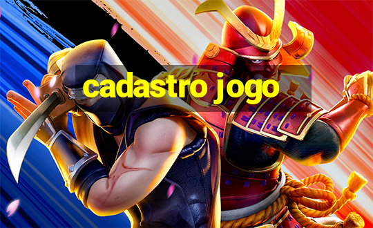 cadastro jogo