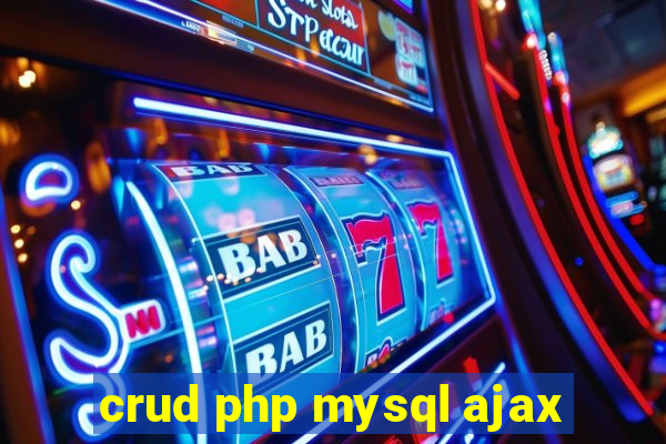 crud php mysql ajax